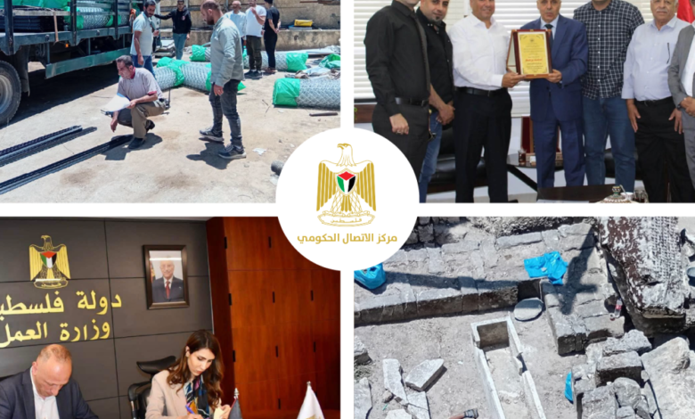 التقرير الحكومي الأسبوعي: تحركات سياسية ودبلوماسية ومشاريع تنموية بملايين الدولارات وتدخلات واسعة لدعم المواطنين
